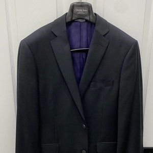 Saks Fifth Avenue Charcoal Blazer Trim Fit 40R
